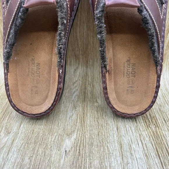 Naot Flip Flop Sandals Men's Size 10 M EU‎ 43 Brown Strappy Relaxed Shoes