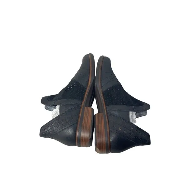 Naot Shoes Women's Size 9 - 9.5 Black Perforated Rivotra Bootie Leather