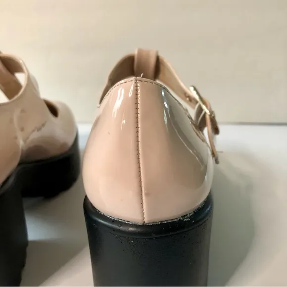 Nasty Gal Shoe Run's The World Patent Mary Jane Shoes Platform Light Pink