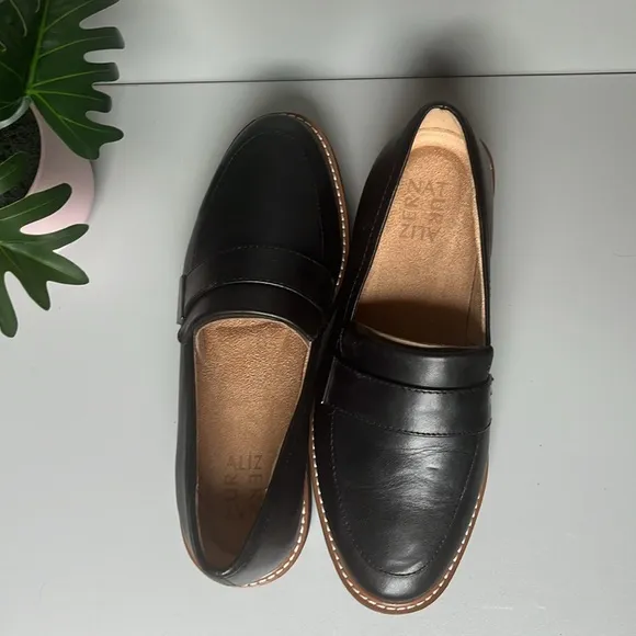 Naturalizer Adilene Black Leather Shoes