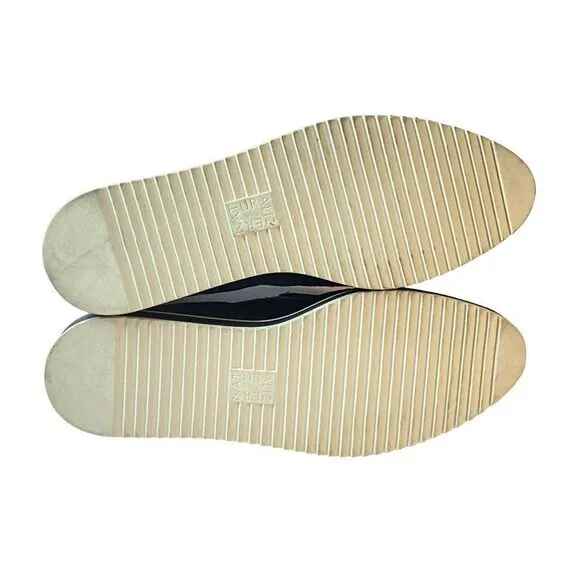Naturalizer Black Bonnie Slip-On Shoes Sneakers Sz 8.5M Laser-Cut Leather  NEW
