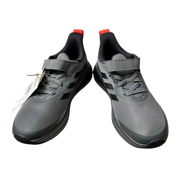 New Adidas FortaRun El K Kids Grey Black GY7600 Running Shoes Sneakers 1