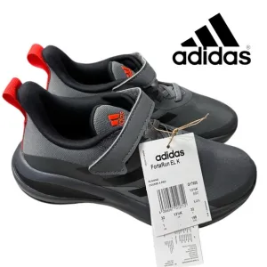 New Adidas FortaRun El K Kids Grey Black GY7600 Running Shoes Sneakers 1