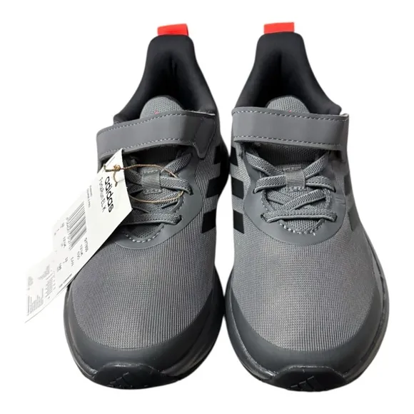 New Adidas FortaRun El K Kids Grey Black GY7600 Running Shoes Sneakers 1