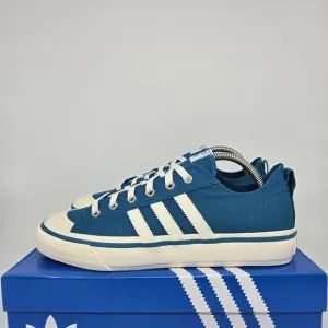 New adidas Lifestyle Nizza RF 74 Active Teal Off White Men's Shoes Size 12