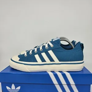 New adidas Lifestyle Nizza RF 74 Active Teal Off White Men's Shoes Size 13