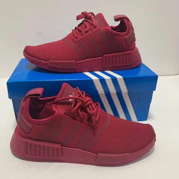 NEW ADIDAS NMD_R1 SHOES in Legacy Burgundy Size:8 Womens