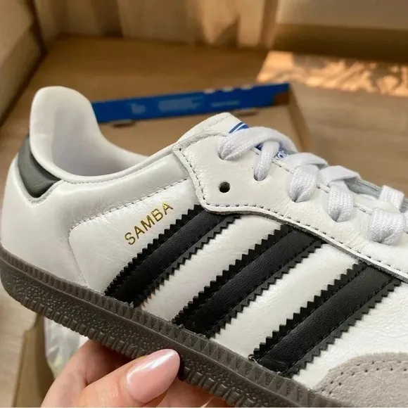 New Adidas Samba OG Sneaker Shoes Black White