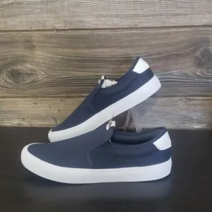 New Adidas Vulc Raid3R Skate Slip On Navy Blue Laceless Shoes