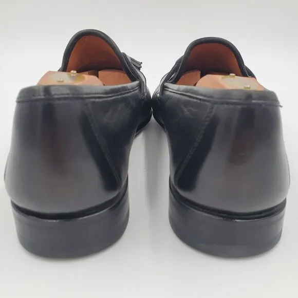 NEW Allen Edmonds Italy Dress Shoes Mens 12B Butter Soft Black Leather Loafers