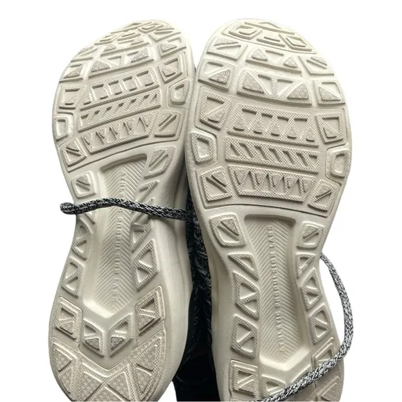 New! APL TechLoom Wave Hybrid Black Pristine Melange 3D Stretch Running Shoes