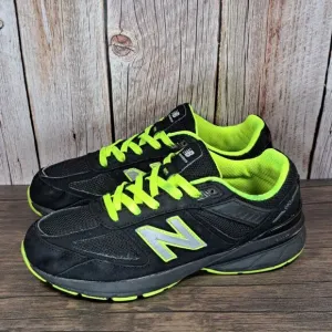 New Balance 990v5 Black Hi Lite GS Kids Sneaker &quot;Made in USA&quot; Boys Size 5.5