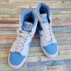 New Balance BB480 HI White Blue BB480SCA Size 11.5 Basketball Shoes