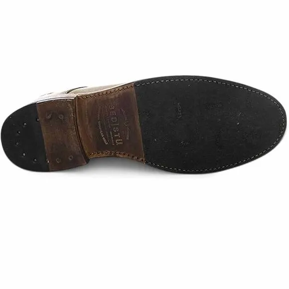 NEW BEDSTU men's genoa leather shoes in taupe rustic