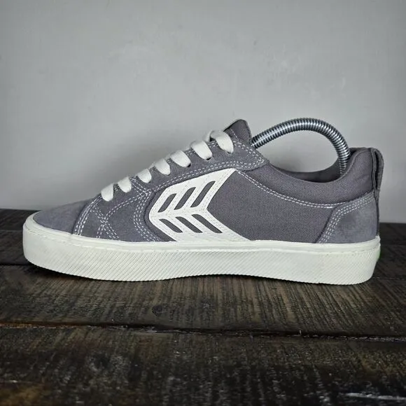 NEW Cariuma Catiba Pro Womens Size 9.5 Mens 8 Canvas Shoes Sneaker Gray White