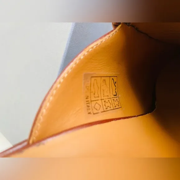 New Chloé Jamie tannish brown leather platform mules sz 39