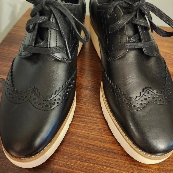 New Cole Haan Grand City Platform Oxford Derby Shoes 6.5