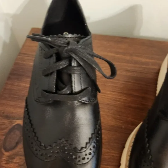 New Cole Haan Grand City Platform Oxford Derby Shoes 6.5
