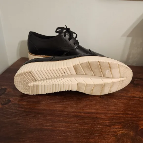 New Cole Haan Grand City Platform Oxford Derby Shoes 6.5