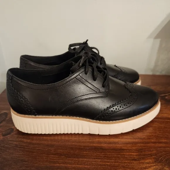 New Cole Haan Grand City Platform Oxford Derby Shoes 6.5