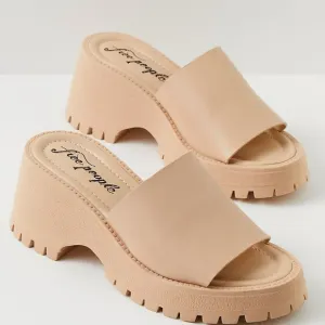 NEW Free People Winona Wedge Platform Sandals Slip-On