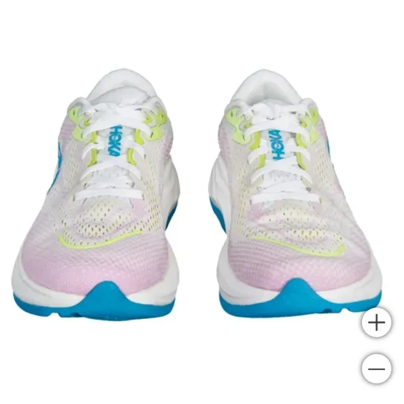 New!!! HOKA Women's Girls Running Shoes Rincon 4 Shoes - Frost/Pink Size 8.5 NIB
