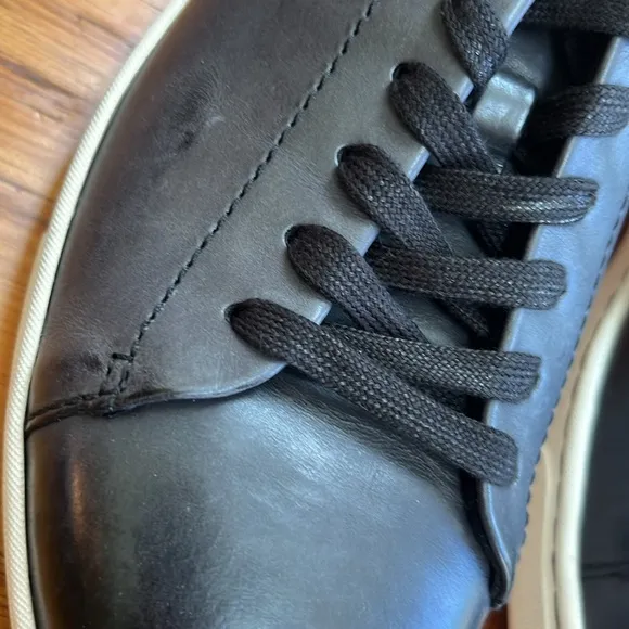 New in Box Born Allegheny II leather sneakers men’s sz 10.5 black white casual