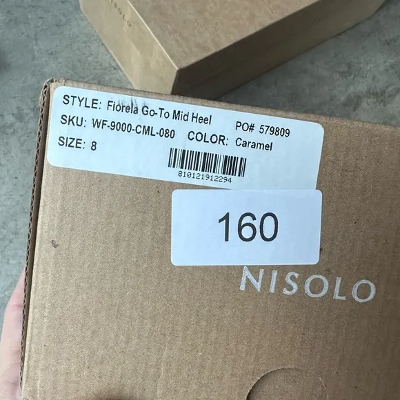 NEW IN BOX Nisolo Fiorela Go-To Mid Heel in Caramel