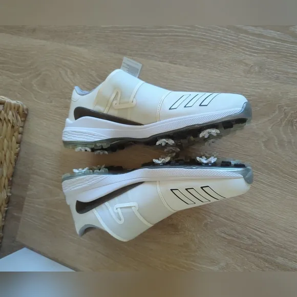 New Mens ADIDAS ZG23 BOA LIGHT STRIKE GOLF GY9713 WHITE/ BLACK US 12.5
