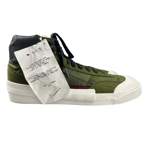 New Nike Drop‎ Type Mid Legion Green Men Sz 11.5