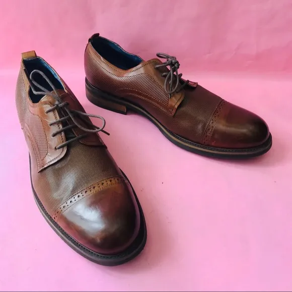 New orange brown Steve Madden leather shoes