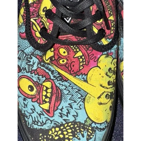 New Rare IRON FIST Winston Monsters Ball Canvas Sneakers Men’s US 9.5 Xtra Laces