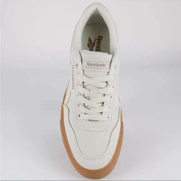 New Reebok Unisex Canvas Athletic Low Top Shoes Beige/Gum Sole Size 7