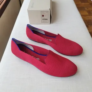 New! Rothy's Sz 11.5 Dark Red Loafers Womens Shoes Flats in Box Rothys