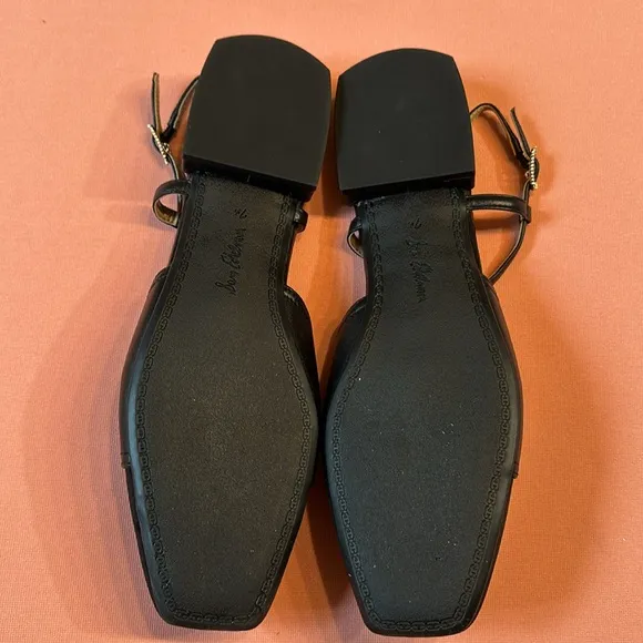 New SAM EDELMAN Leather Shoes. Black. Size 7.5.