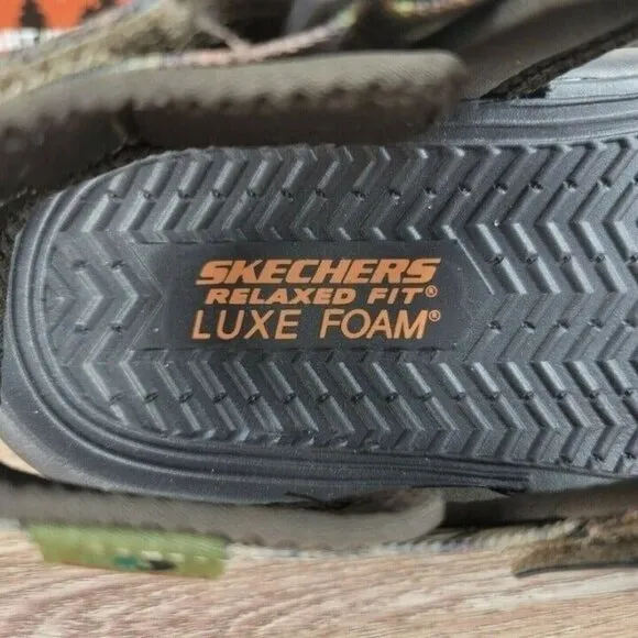 NEW Skechers Sargo Camo Sandals Men's Size‎ 13 Relaxed Fit Strap Comfort Slides