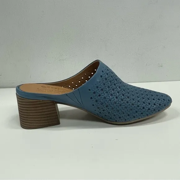New Spring Step Arlyse Leather Mules  Size US 9, EU 40