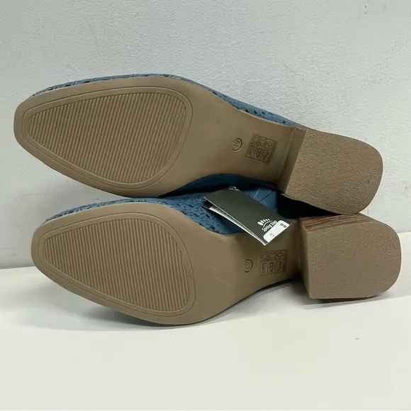 New Spring Step Arlyse Leather Mules  Size US 9, EU 40