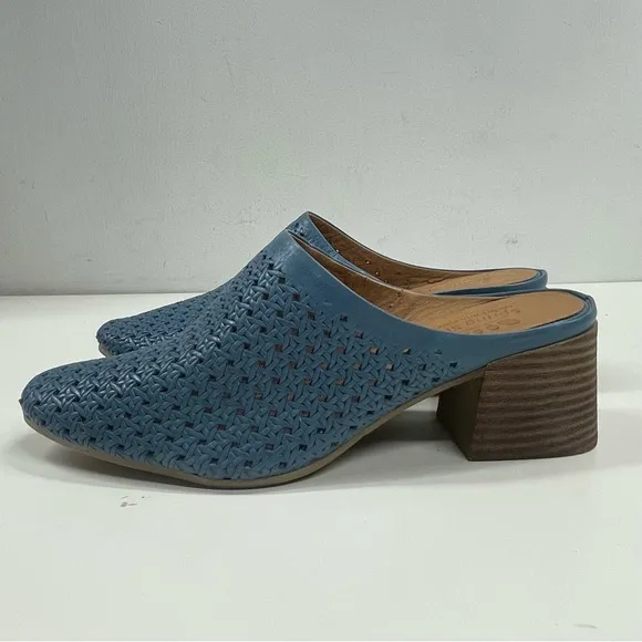 New Spring Step Arlyse Leather Mules  Size US 9, EU 40