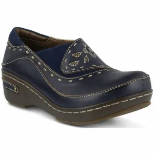 NEW SPRING STEP SHOES women's burbank leather shoes in navy