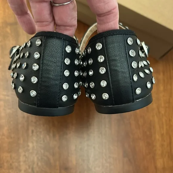 NEW Steve Madden Vinetta Rhinestone Mary Jane Shoes  8.5