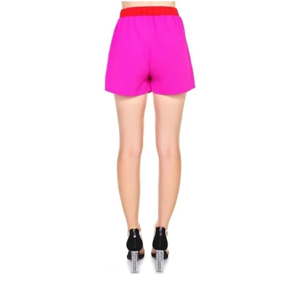 NEW! TCEC Orange/Red &amp;Pink Asymmetric Hem Skort with Back Elastic!