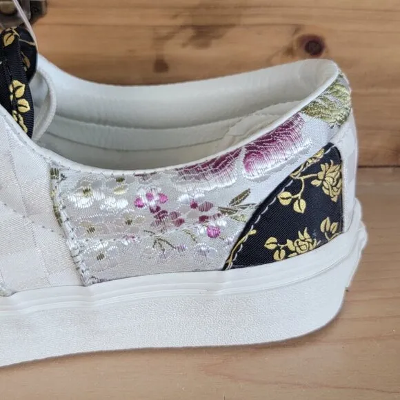 NEW Vans Era Brocade Patchwork Satin Floral Low Top Lace Up Sneakers Shoes 6