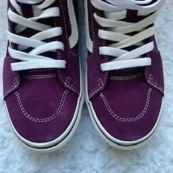 NEW Vans Filmore Hi Top Platform Purple Butterfly Sneakers Missy Shoes Sz 5 NWT