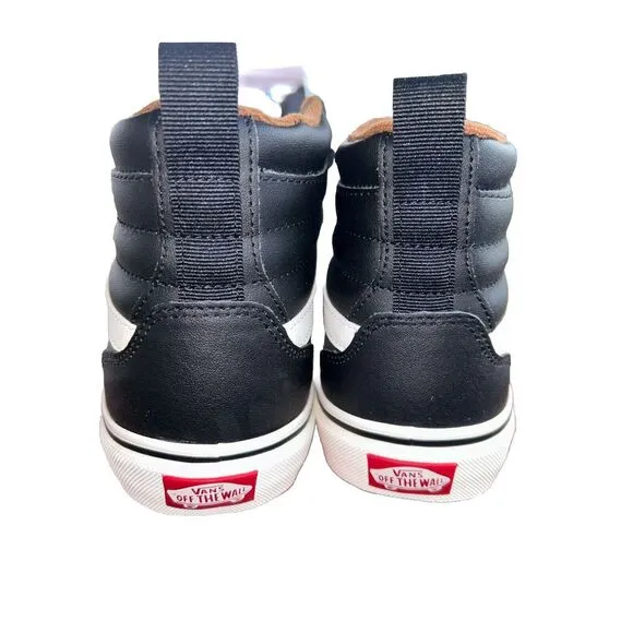 NEW VANS Filmore Hi Vansguard Leather Black Lace Up Shoes Men's Size 8.5