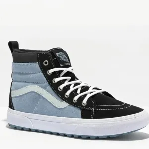 NEW! Vans Sk8-Hi MTE 1 Ashley Blue &amp; Black Skate Shoes sz 5 NWT
