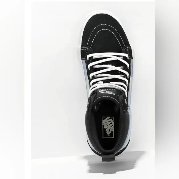 NEW! Vans Sk8-Hi MTE 1 Ashley Blue &amp; Black Skate Shoes sz 5 NWT