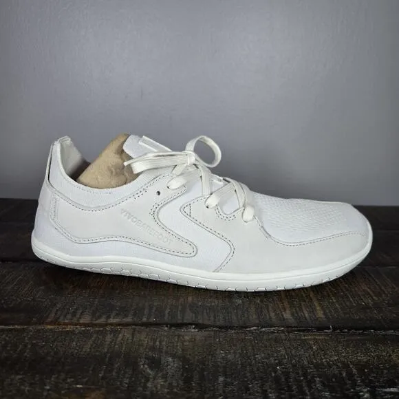 NEW Vivobarefoot Primus Asana III Mens Size 8 Barefoot Sneaker Leather Limestone
