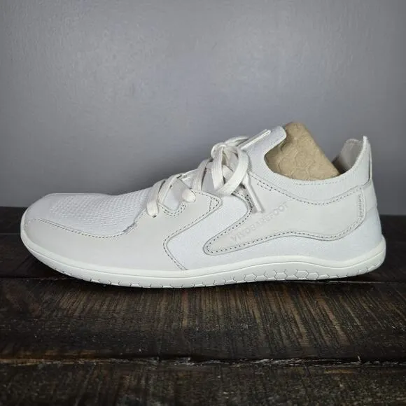 NEW Vivobarefoot Primus Asana III Mens Size 8 Barefoot Sneaker Leather Limestone