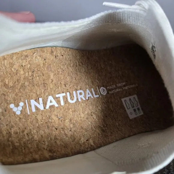 NEW Vivobarefoot Primus Asana III Mens Size 8 Barefoot Sneaker Leather Limestone